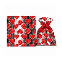 Saco de Presente Metalizado 25cm x 38cm Gessele Emoções Embalagem com 50 unidades