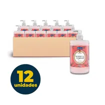 SABONETE LIQUIDO 01L PUMP PREMISSE MORANGO E CHAMPAGNE 12 UN