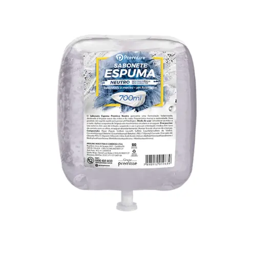 Sabonete Espuma Refil Premisse Neutro 700ml