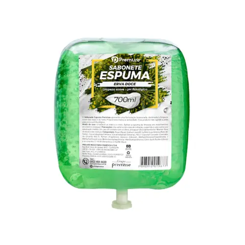 Sabonete Espuma Refil Premisse Erva Doce 700ml