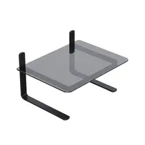 Suporte para Monitor Office Reliza Vidro Fumê