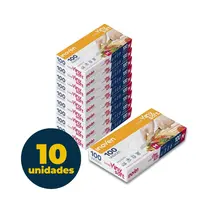 LUVA VINY SOFT DESCARTAVEL M S/PO INOVEN 100 UN 10 CX