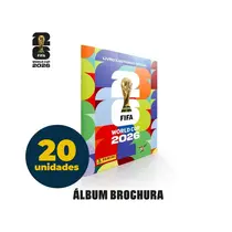 Álbum de Figurinhas Copa do Mundo 2026 Panini - Brochura - Caixa com 20 Unidades