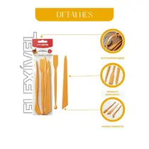 Kit Estecas de Plástico para Modelagem Yin's Paper 3 Unidades YP9189