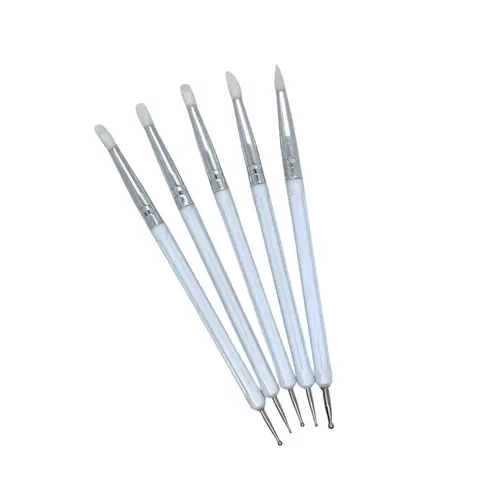 Kit Estecas para Modelagem Silicone e Ponta Boleadora Yin's Paper com 5 Unidades YP9188