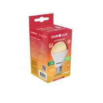 Lâmpada Bulbo Alta Potência LED Ourolux 15W Branca Quente 3000K A60 Superled