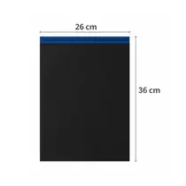 ENVELOPE PLAST SEGURANCA 26CMX36CM LISO PRETO 100 UN