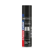 Tinta Spray Uso Geral Chemicolor Preto Semi Brilho 400ml