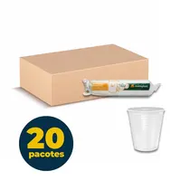 COPO PLAST 500ML BRANCO 0050 UN NORM 20 PCT
