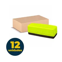 APAGADOR QUADRO BRANCO PILOT N-150 FLIP TOP AMARELO NEON 12 UN