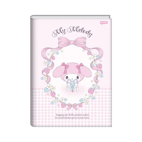 Caderno Universitário Costurado Capa Dura 80 Folhas Jandaia My Melody 27/3