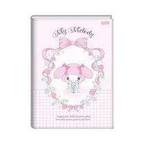 Caderno Universitário Costurado Capa Dura 80 Folhas Jandaia My Melody 27/3