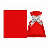 Saco de Presente Metalizado Cromus Gala Liso Vermelho 88x120cm
