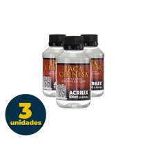 LACA CHINESA 100ML ACRILEX 3 UN