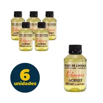 OLEO DE LINHAÇA 100ML ACRILEX 6 UN