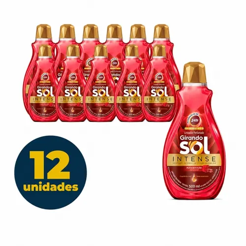 LIMPADOR MULTIUSO 500ML GIRANDO SOL PERFUMADO PURA SEDUCAO 12 UN