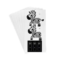 Quebra-Cabeça 3D Papel BRW Dipedu 20 Peças Zebra Listradinha