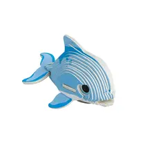 Quebra-Cabeça 3D Papel BRW Dipedu 23 Peças Golfinho Pirueta
