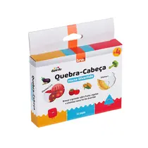 Quebra-Cabeça BRW Dipedu 32 Peças Horta Divertida