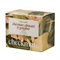 Chá Mate Verde Baldo Abacaxi e Gengibre 25g com 10 Sachês