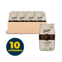 Chá Mate Tostado Baldo Tosta Alta a Granel 250g 10 Pacotes