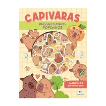 Livro Infantil Ciranda Cultural Capivaras Passatempos Fofinhos com Adesivos