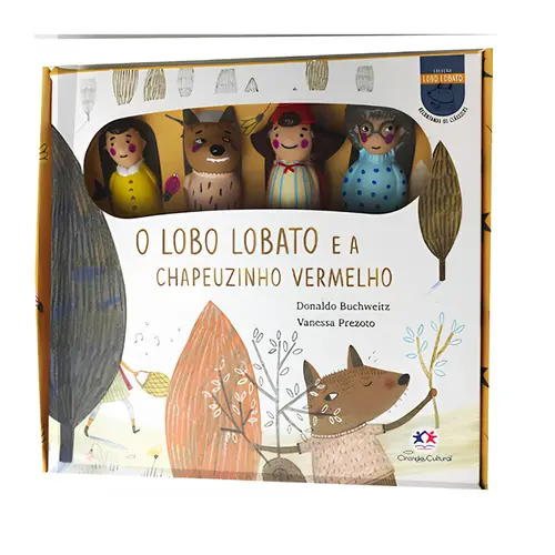 Livro Infantil Ciranda Cultural O Lobo Lobato e a Chapeuzinho Vermelho
