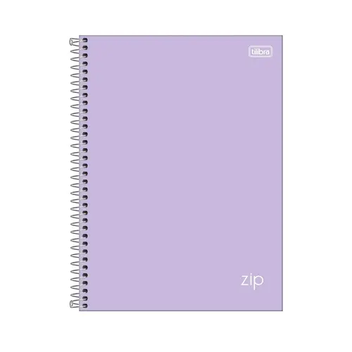Caderno 1/4 Espiral Capa Dura Tilibra Zip Colors 140mm x 200mm 80 Folhas 27/1