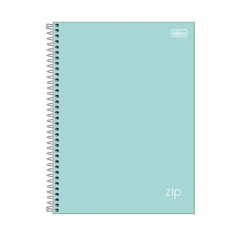 Caderno 1/4 Espiral Capa Dura Tilibra Zip Colors 140mm x 200mm 80 Folhas 27/3