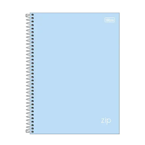 Caderno 1/4 Espiral Capa Dura Tilibra Zip Colors 140mm x 200mm 80 Folhas 27/4