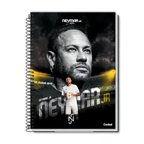 Caderno Universitário Capa Dura Credeal Neymar 1 Matéria 80 Folhas 27/1