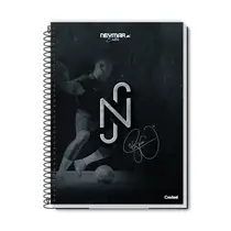 Caderno Universitário Capa Dura Credeal Neymar 10 Matérias 160 Folhas 27/3