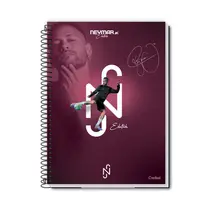 Caderno Universitário Capa Dura Credeal Neymar 10 Matérias 160 Folhas 27/4