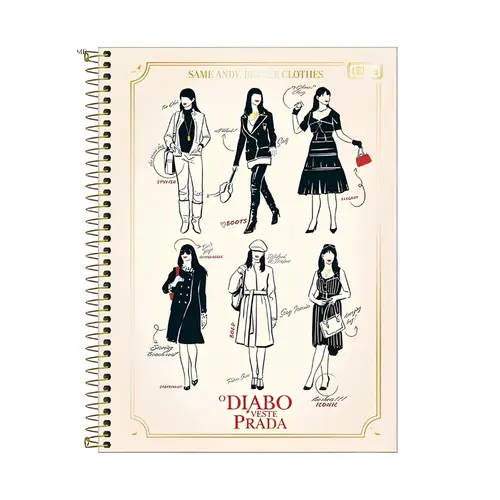 CADERNO UNIV CD 01X1 80FL TILIBRA O DIABO VESTE PRADA 27/4