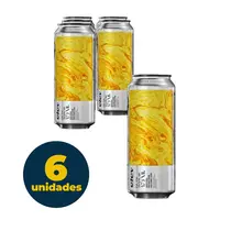 Bebida Energética Elev Frutas Tropicais Lata 473ml 6 Unidades