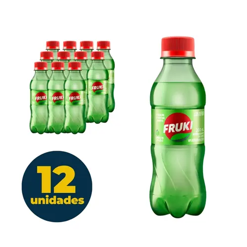 Refrigerante Fruki Limão 200ml 12 Unidades