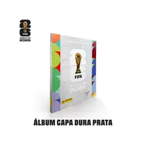 Álbum de Figurinhas Copa do Mundo 2026 Panini - Capa Dura Prata