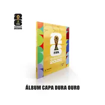 Álbum de Figurinhas Copa do Mundo 2026 Panini - Capa Dura Ouro