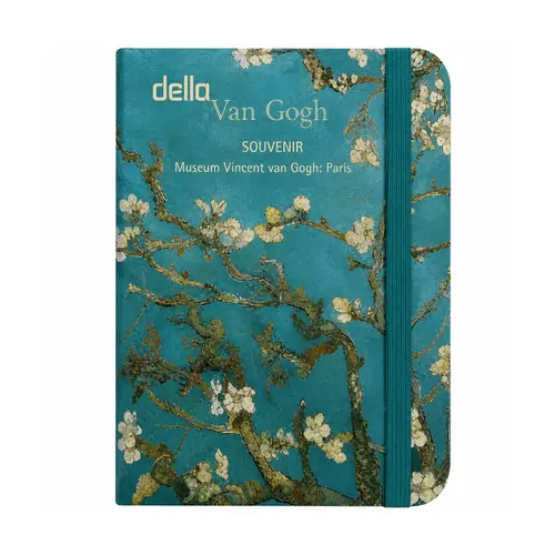 Caderneta Dello Gift Note 10,5x7,5cm Capa Dura Costurada com Elástico Flor