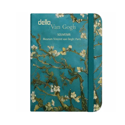 Caderneta Dello Gift Note Capa Dura Costurada com Elástico 14x21cm Flor