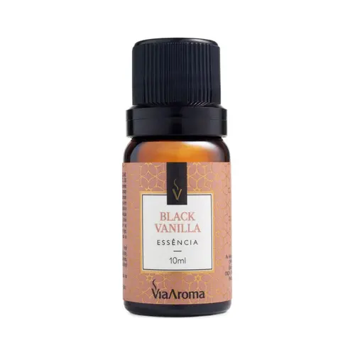 Essência Aromatizante Via Aroma Black Vanilla 10ml