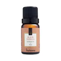 ESSENCIA AROMATIZANTE 10ML VIA AROMA BLACK VANILLA 10 UN