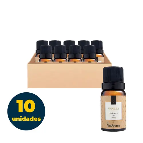 ESSENCIA AROMATIZANTE 10ML VIA AROMA VANILLA 10 UN
