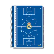 Caderno Universitário Capa Dura Credeal Real Madrid 1 Matéria 80 Folhas 27/3