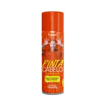 TINTA SPRAY COLORIDO PINTA CABELO 150ML NEYMAR JR LARANJA FLUORESCENTE 72 UN