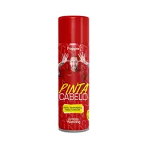 TINTA SPRAY COLORIDO PINTA CABELO 150ML NEYMAR JR VERMELHO 72 UN