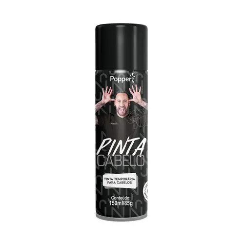 TINTA SPRAY COLORIDO PINTA CABELO 150ML NEYMAR JR PRETO 72 UN