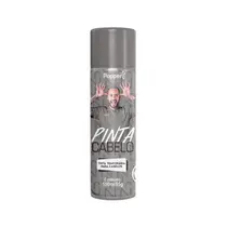 Tinta Spray Colorido Pinta Cabelo Popper Neymar Jr Prata 150ml