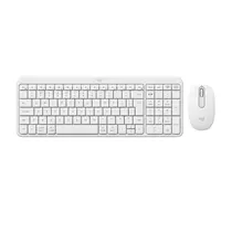 Kit Teclado e Mouse Sem Fio Logitech MK250 Branco