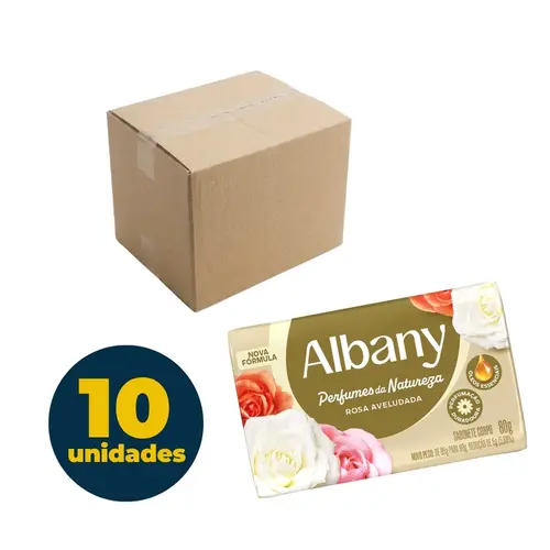 SABONETE BARRA 80G ALBANY ROSA AVELUDADA 010 UN